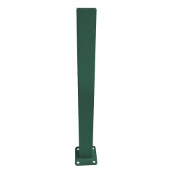 Poste rectangular Verde Ral 6005 de 60x40 mm con Base