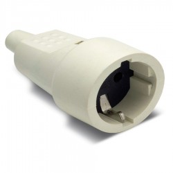 Base movil PVC goma Famatel 2104-B Blanco