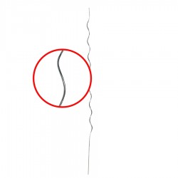 Tutor espiral galvanizado 180 cm huerta jardin