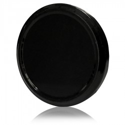 Tapa bote TO 77 Negra Esterilización Granel