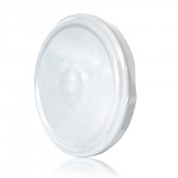 Tapa bote TO 77 Blanca Esterilización con Botón Granel