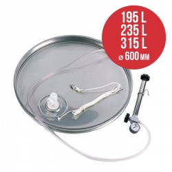 KIt Neumático Inox 600 mm para cubas de 195, 235 y 315 Litros