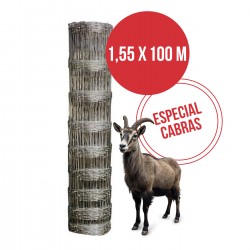 Malla ganadera anudada Especial CABRAS 1.55 x 100 m