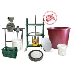 Almazara HIDRAULICA 20 T plataforma Inox