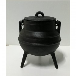 Pote Gallego 20 L Olla de Hierro Fundido 3 patas