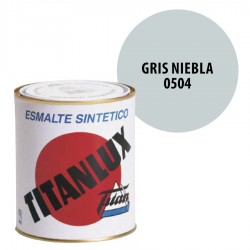 Esmalte Sintético Gris Niebla 504 Titanlux Interior-Exterior Brillo