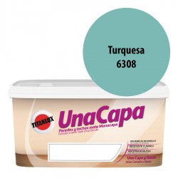 Titán una Capa Turquesa 6308 Pintura MATE