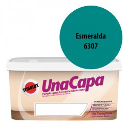 Titán una Capa Esmeralda 6307 Pintura MATE