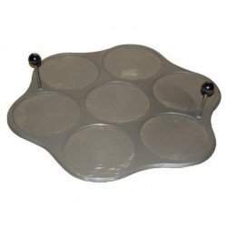 Crepera o 'Filloeira' de 7 platos.