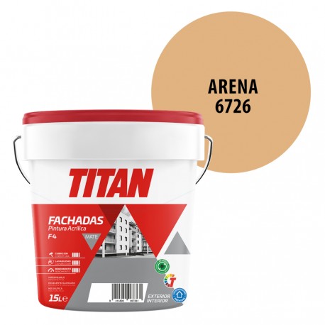 Pintura Plastica Titan Fachadas F4 Arena 6726