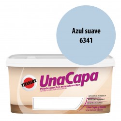 Titan una Capa Azul Suave 6341 Pintura MATE