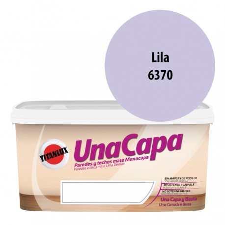 Titan una Capa Lila 6370 Pintura MATE 4 litros