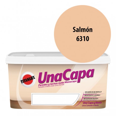 Titan una Capa SALMON 6310 Pintura MATE