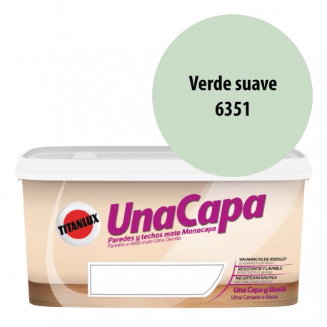 Titan una Capa Verde Suave 6351 MATE 4 litros