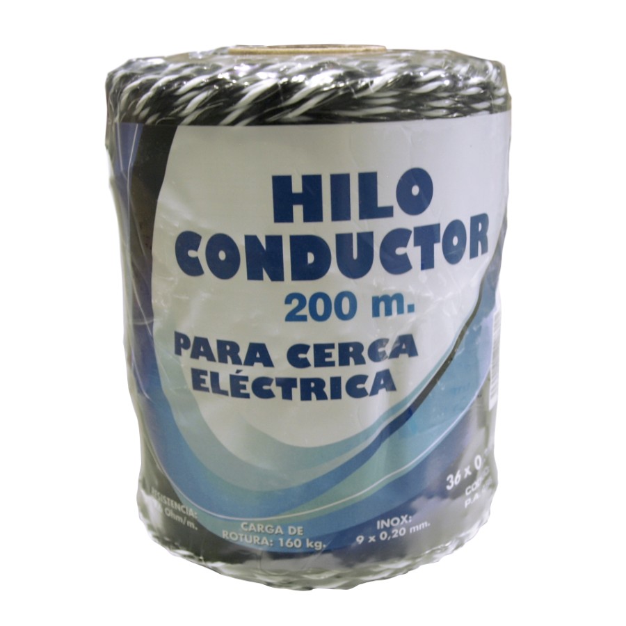 CINTA PASTOR ELECTRICO 5MM 3 HILOS INOX (BOBINA 200M)