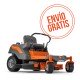 Cortacesped Giro 0 Husqvarna Z242F a gasolina con radio de giro cero
