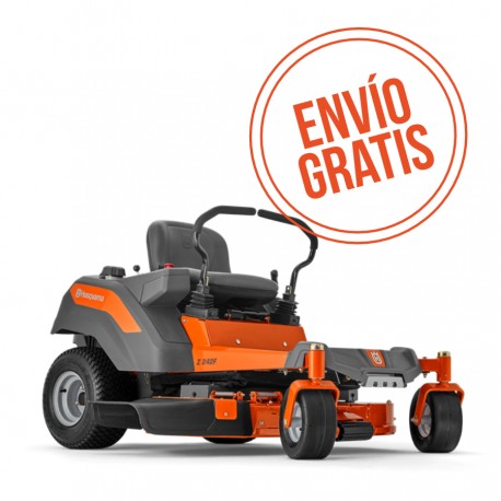 Cortacesped Giro 0 Husqvarna Z242F a gasolina con radio de giro cero