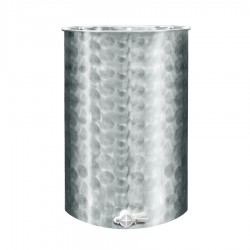 Bidón Madurador de miel A.Yuma 600 L Acero Inox Fondo Plano