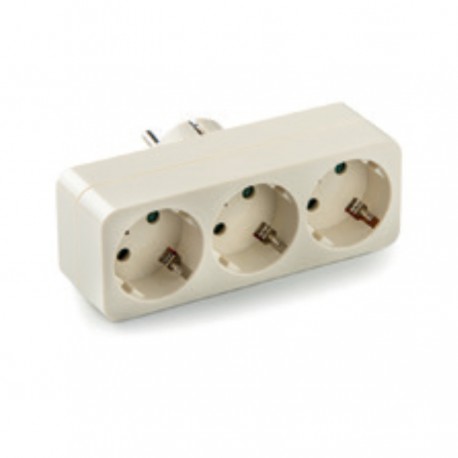 Adaptador triple frontal Famatel 1330