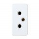 Base de enchufe bipolar Medio elemento Blanco Simon 27 Play 27442-64