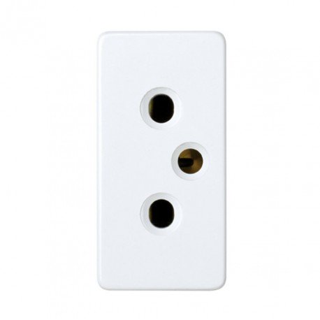 Base de enchufe bipolar Medio elemento Blanco Simon 27 Play 27442-64