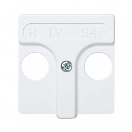 Placa Tomas inductivas de R-TV+SAT Blanco Simon 27 Play 27097-34