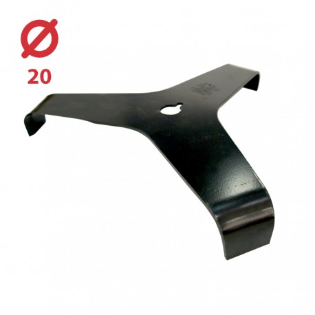 Disco Desbrozadora 3 puntas con palas 300x20,0 - 3 mm