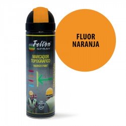Spray Marcador Topográfico Fluor Naranja Felton 500 ml