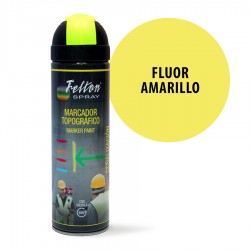 Spray Marcador Topográfico Fluor Amarillo Felton 500 ml