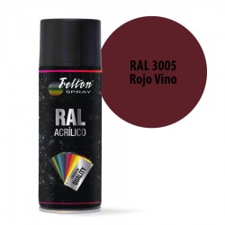 Spray Acrílico Felton RAL 3005 Rojo Vino 400 ml