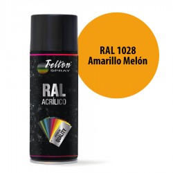 Spray Acrílico Felton RAL 1028 Amarillo Melón 400 ml