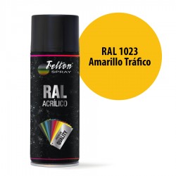 Spray Acrílico Felton RAL 1023 Amarillo Tráfico 400 ml