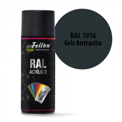 Spray Acrílico Felton RAL 7016 Gris Antracita 400 ml