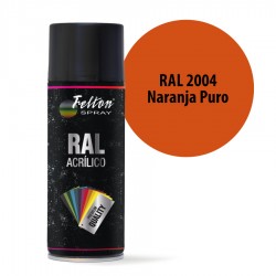 Spray Acrílico Felton RAL 2004 Naranja Puro 400 ml