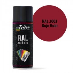 Spray Acrílico Felton RAL 3003 Rojo Rubi 400 ml