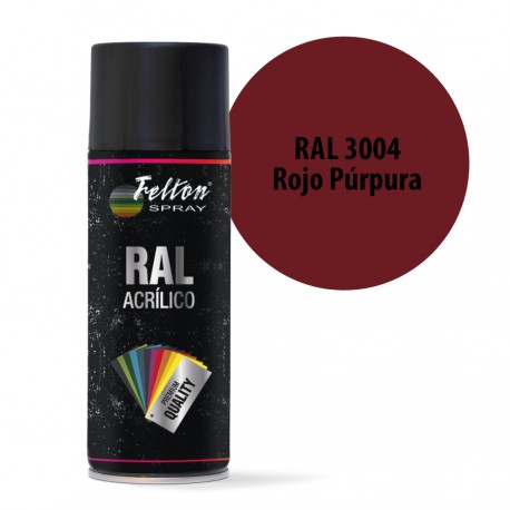 Spray Acrilico Felton RAL 3004 Rojo Purpura 400 ml