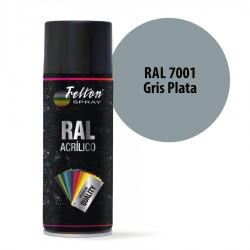 Spray Acrílico Felton RAL 7001 Gris Plata 400 ml