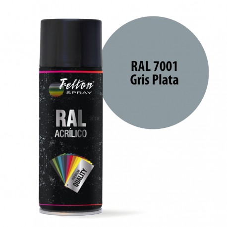 Spray Acrilico Felton RAL 7001 Gris Plata 400 ml