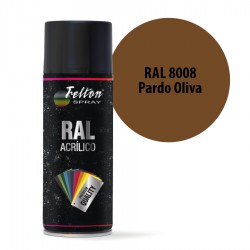 Spray Acrílico Felton RAL 8008 Pardo Oliva 400 ml