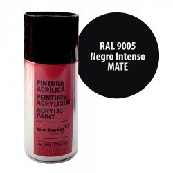 Spray Acrílico Extein RAL 9005 Negro Intenso Mate 400 ml