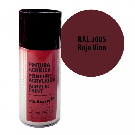 Spray Acrilico Extein RAL 3005 Rojo Vino 400 ml