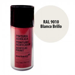 Spray Acrílico Extein RAL 9010 Blanco Brillo 400 ml