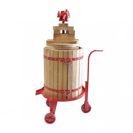 Prensa de uva, manzana, Aceituna Manual 50x60 cm Marmonier vino y sidra