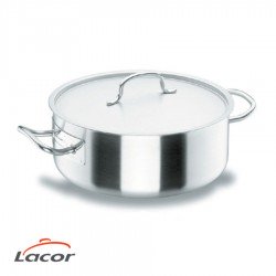 Cacerola baja Chef Classic Lacor Acero inoxidable de 36 a 60 cm