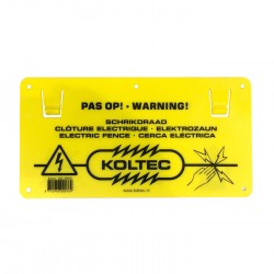 Rótulo de advertencia para Cercados eléctricos Koltec KO65