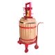 Prensa de Uva y Manzana Hidraulica 100x110 cm 865 L con Ruedas vino y sidra