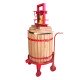 Prensa de Uvas y Manzanas Hidraulica 90x100 cm 640 L con Ruedas vino y aceite