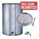 Deposito Acero Inoxidable 400 L Cuba para vino siempre lleno