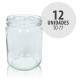 Bote de cristal 445 ml R 16 Conservas Mermelada Miel