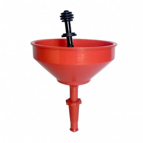 Embudo automatico para llenado de botellas